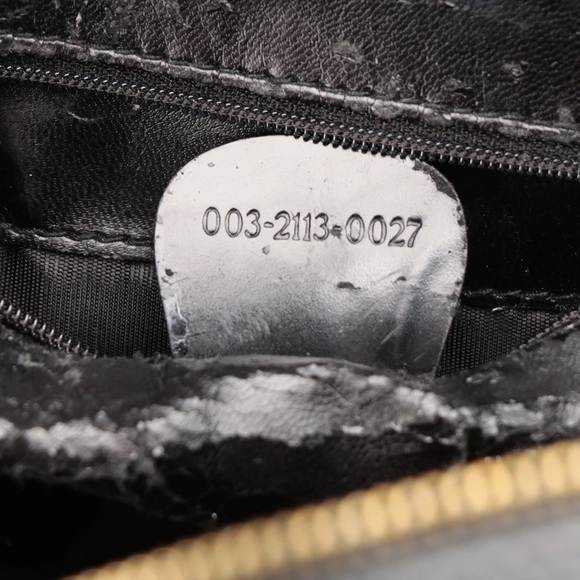 Vintage 2000s y2k Gucci backpack black leather - Picture 8 of 16